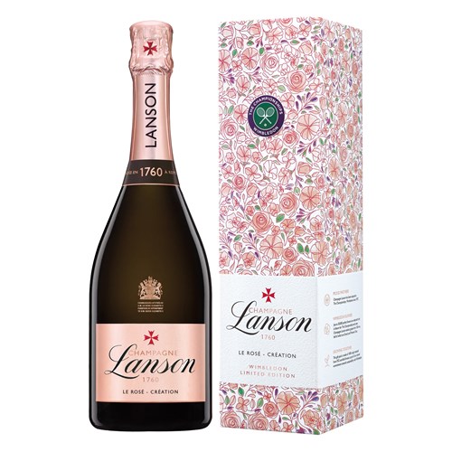 Lanson Le Rose Creation in 2024 Wimbledon Edition Gift Box - Premium Quality